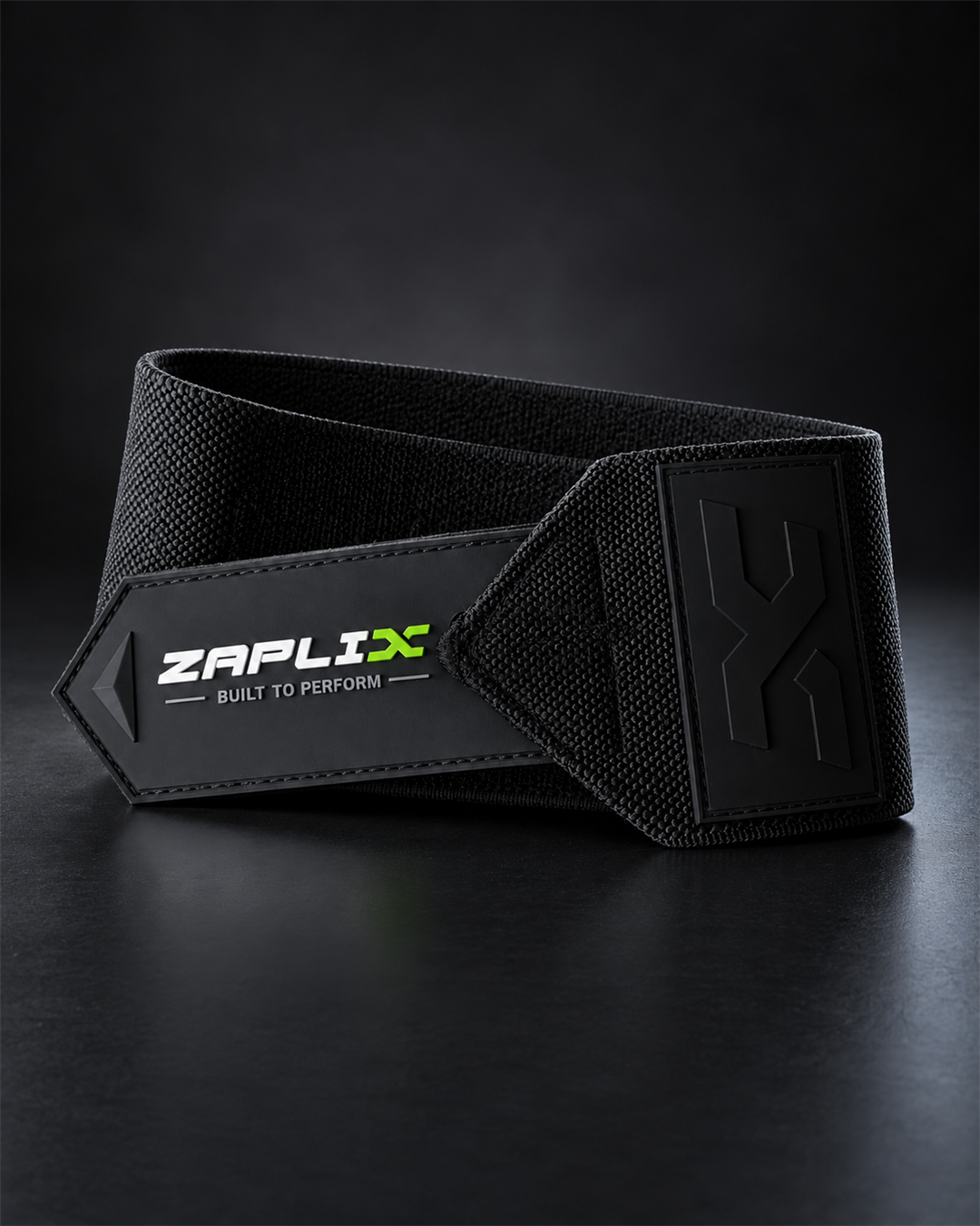 ZAPLIX X-Wrap Elite Pro 24" super-stiff wrist wraps in Full Matte Black